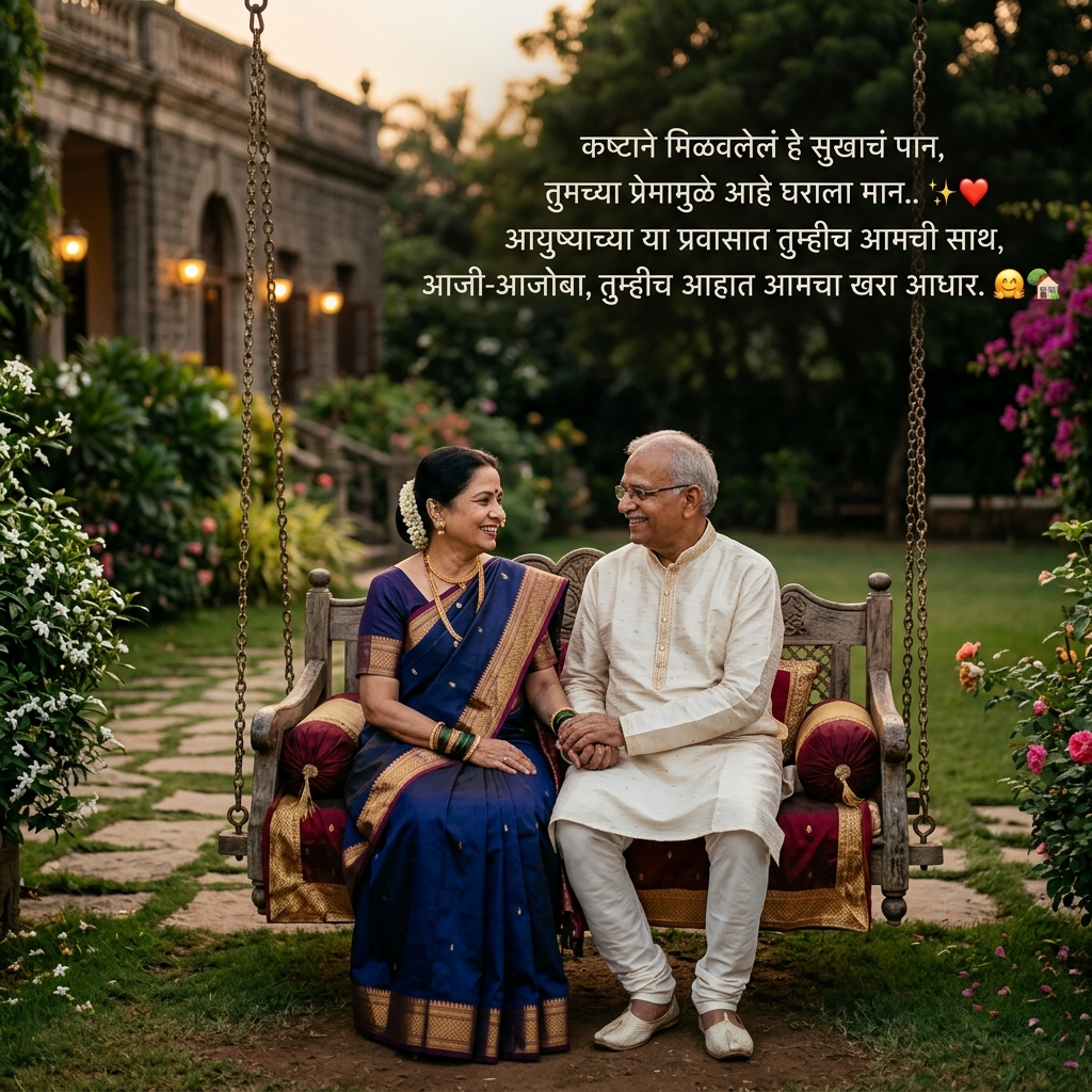Aaji Ajoba Shayari in Marathi