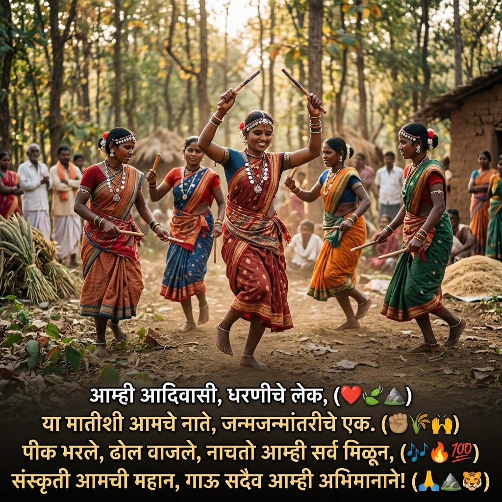 Adivasi Shayari in Marathi