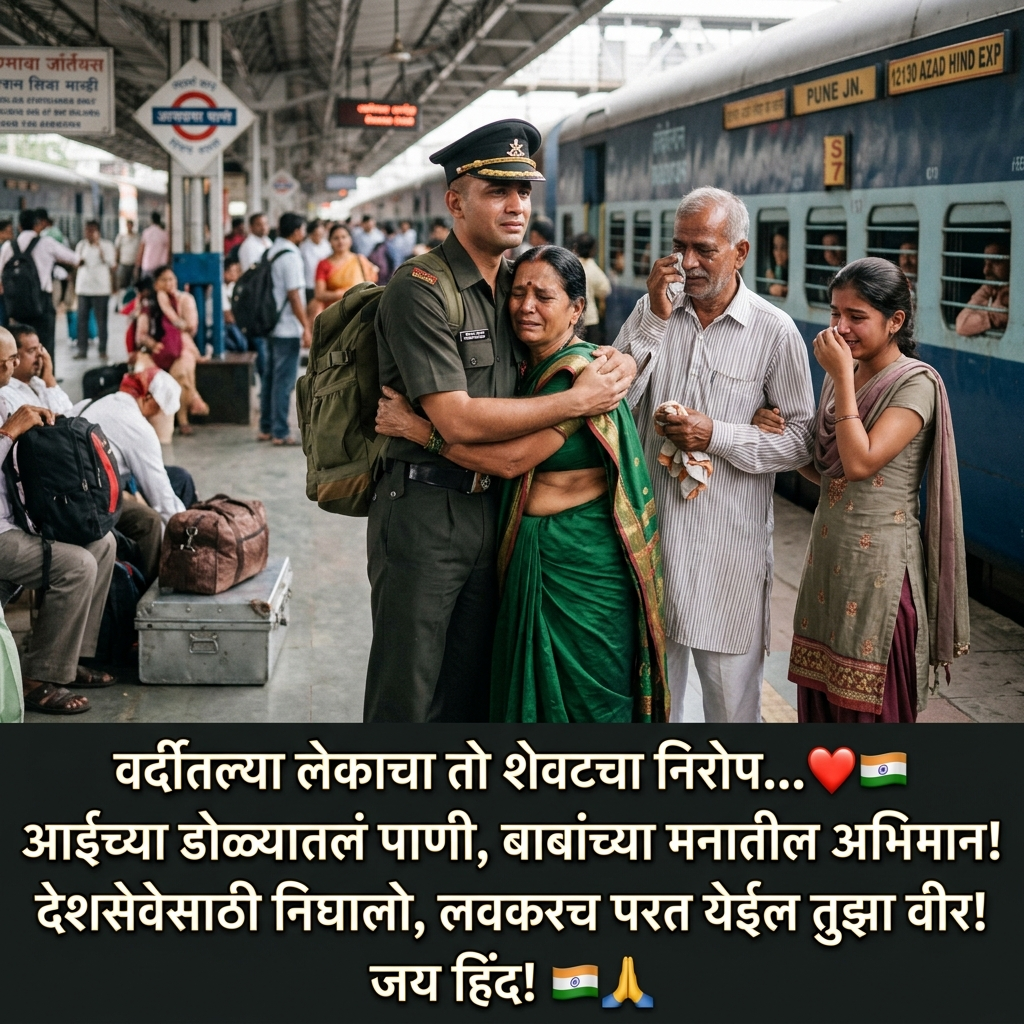 Army Shayari in Marathi