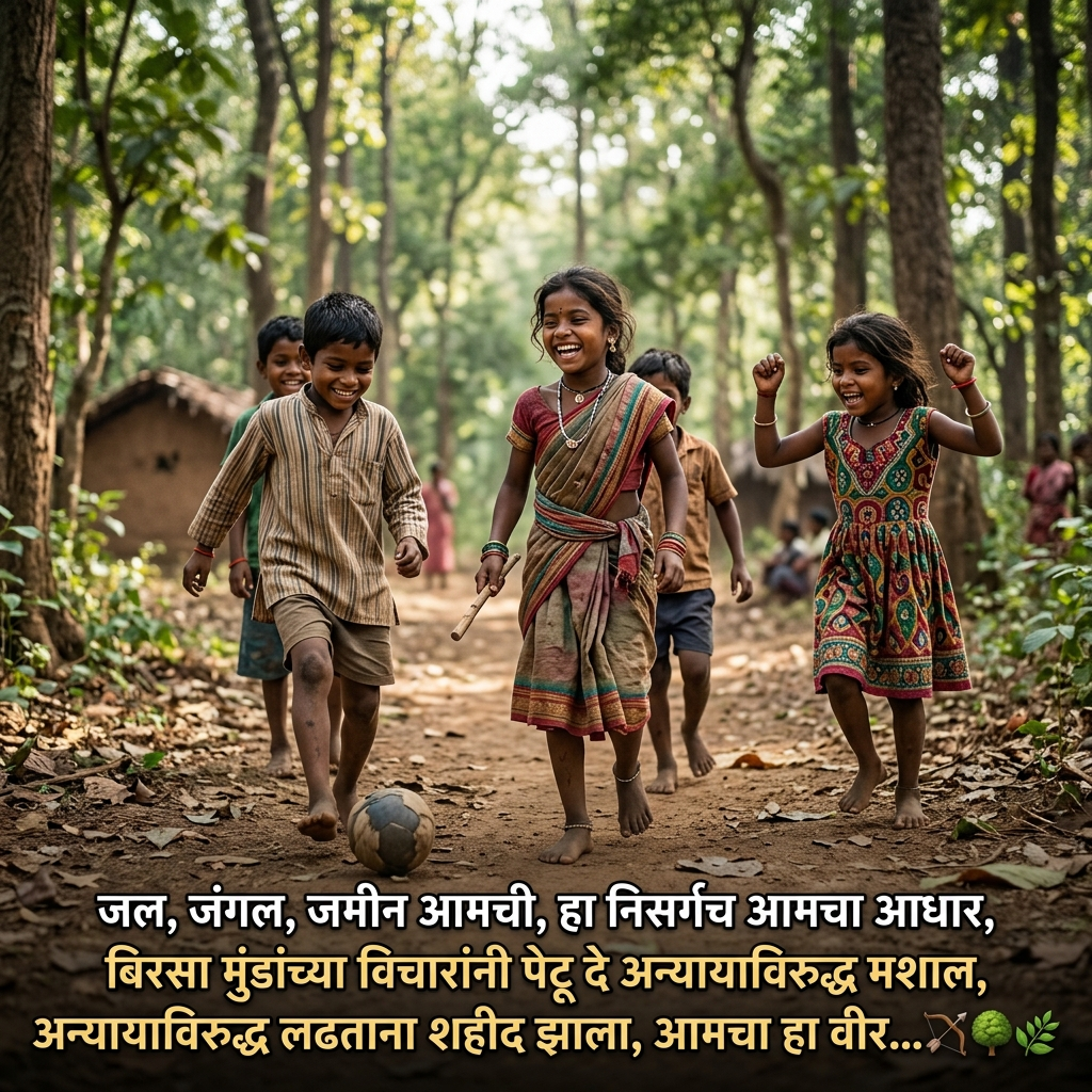 Birsa Munda Shayari in Marathi