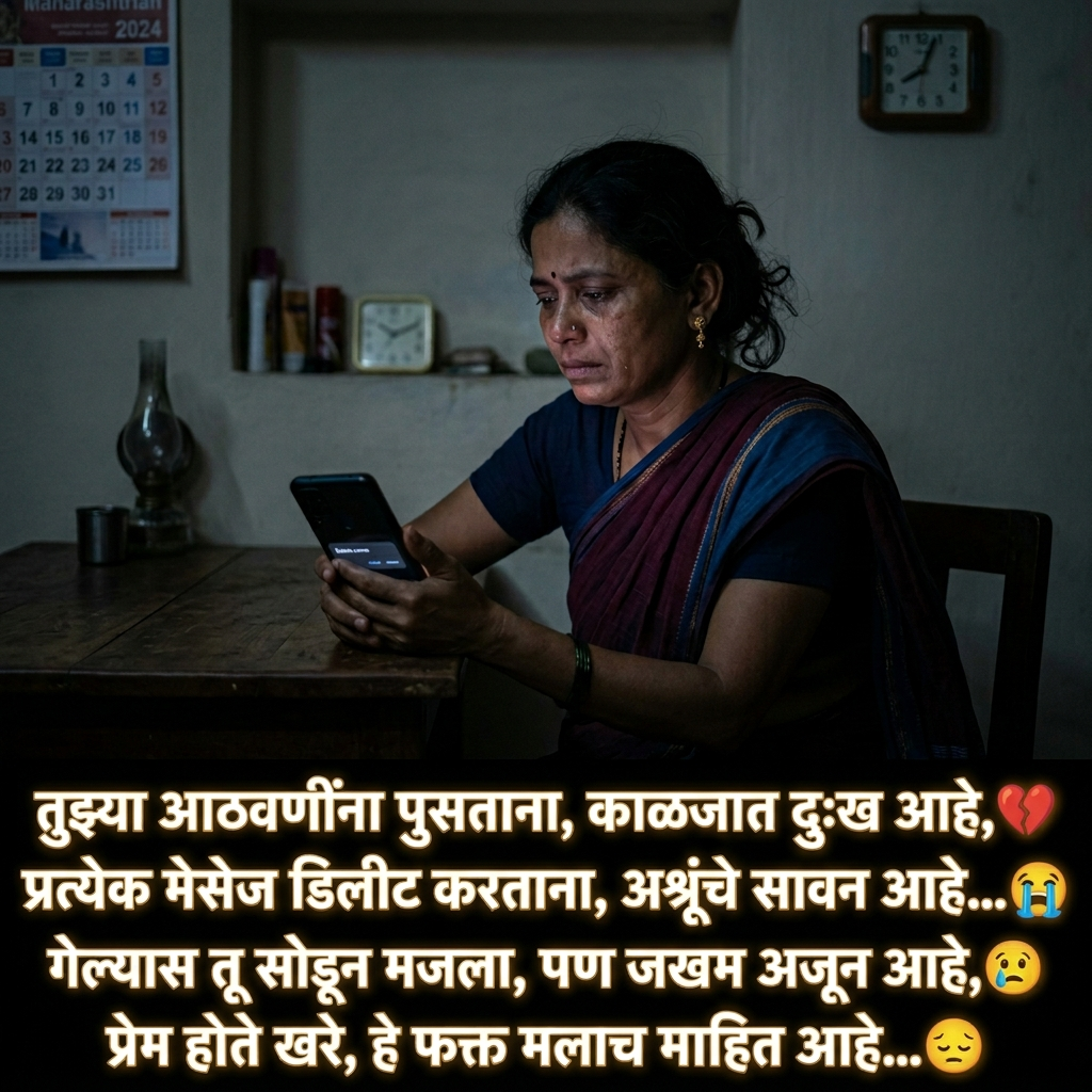 Breakup Shayari in Marathi 