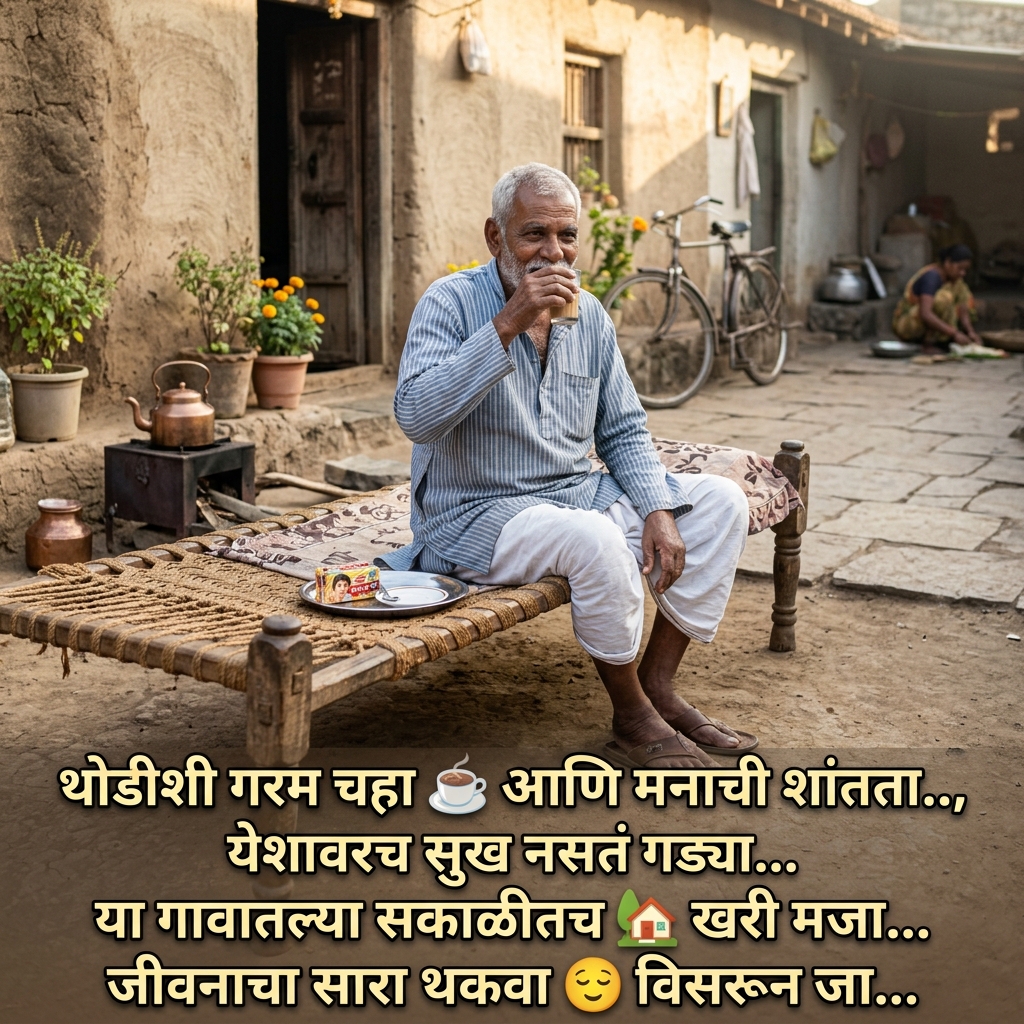 Chai Shayari in Marathi