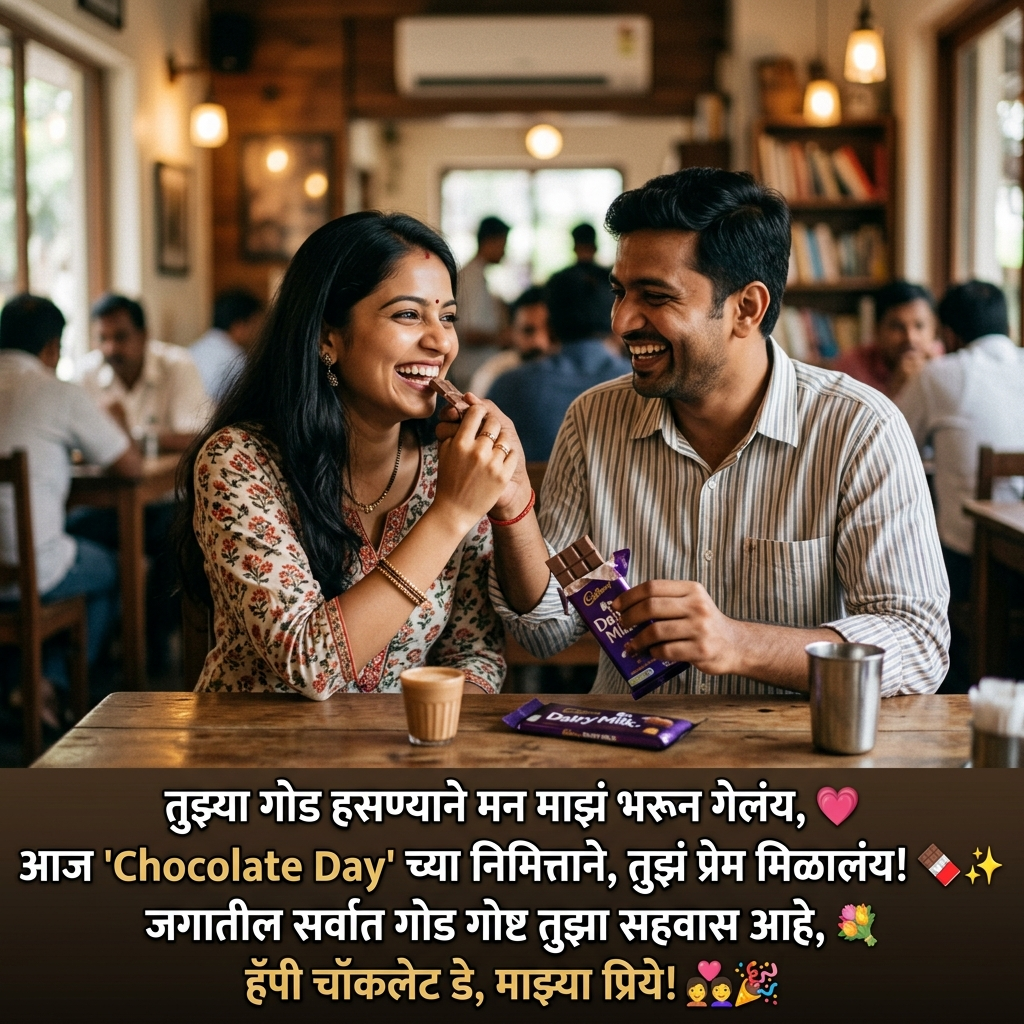 Chocolate Day Shayari in Marathi