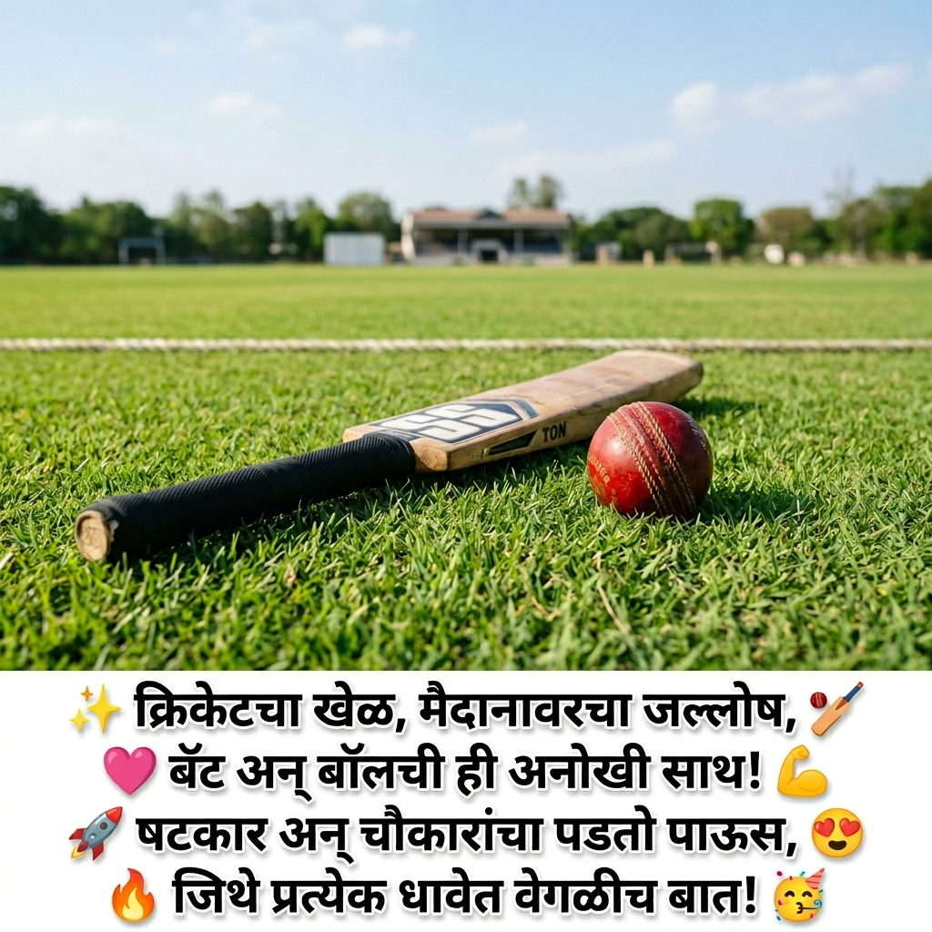 Cricket Shayari in Marathi