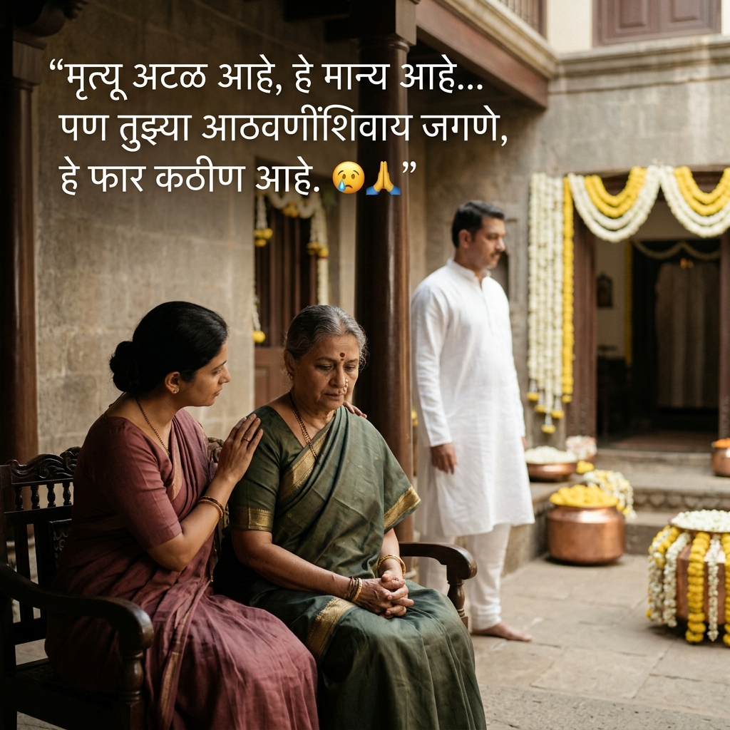Death Shayari in Marathi 
