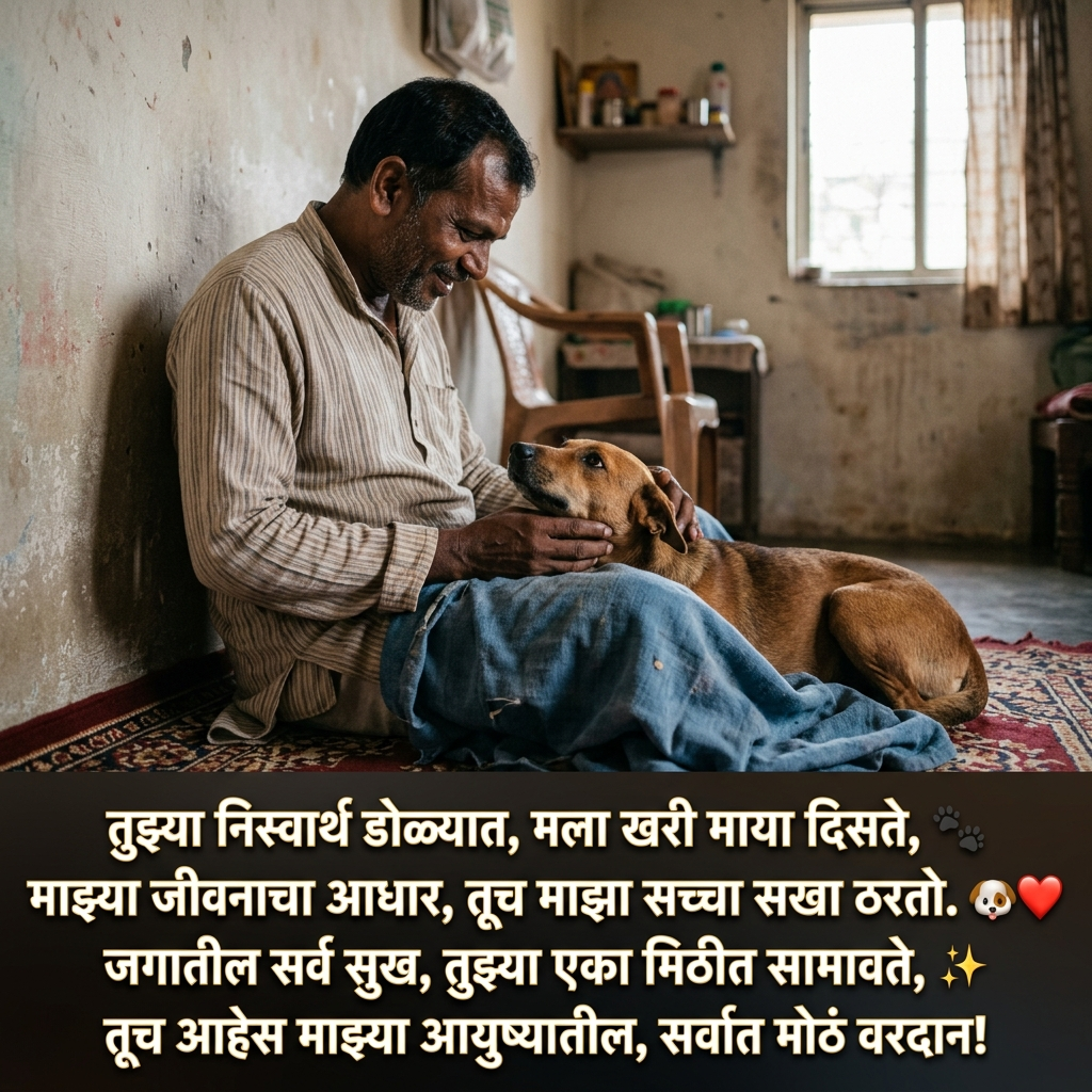 Dog Shayari in Marathi