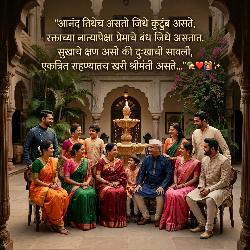 Family Shayari in Marathi