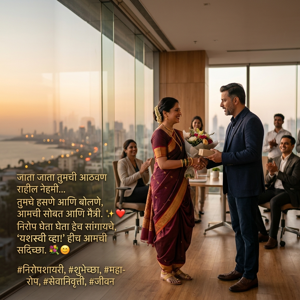 Farewell Shayari in Marathi