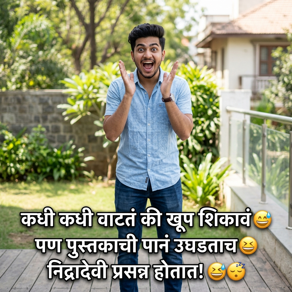 Funny Shayari in Marathi