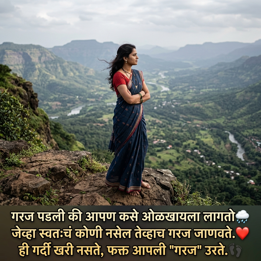 Garaj Shayari in Marathi