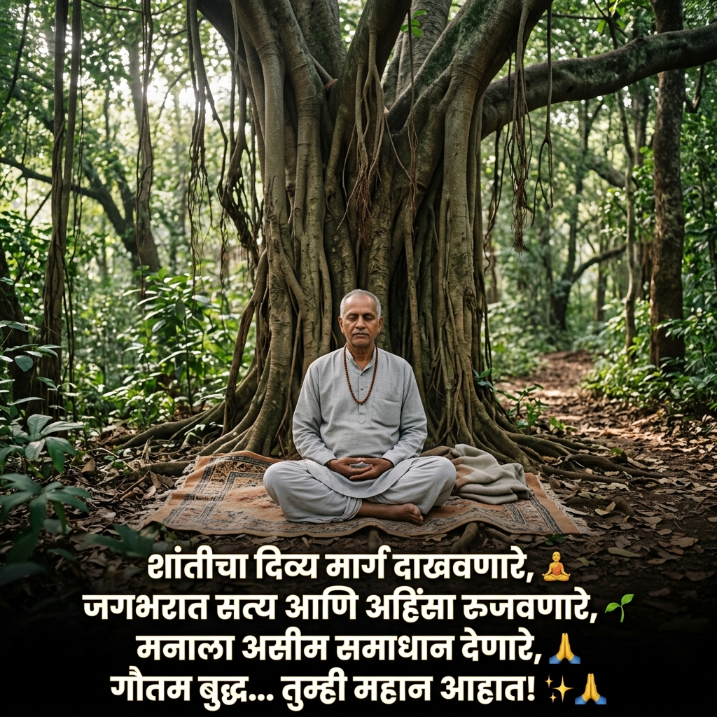 Gautam Buddha Shayari in Marathi
