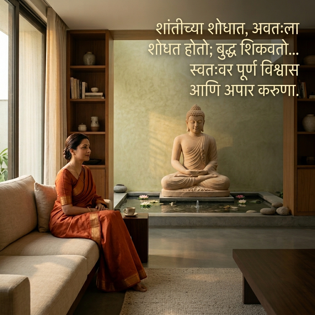 Gautam Buddha Shayari in Marathi