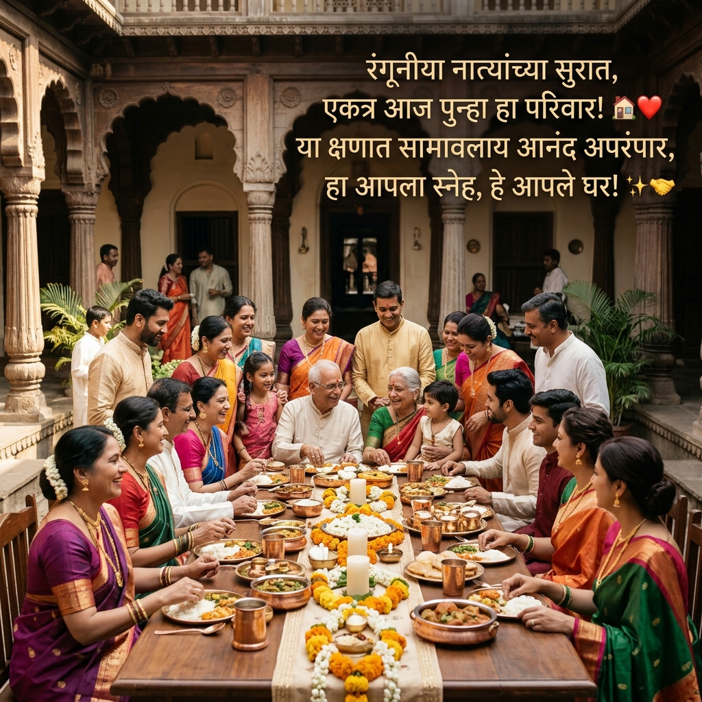 Get Together Shayari in Marathi