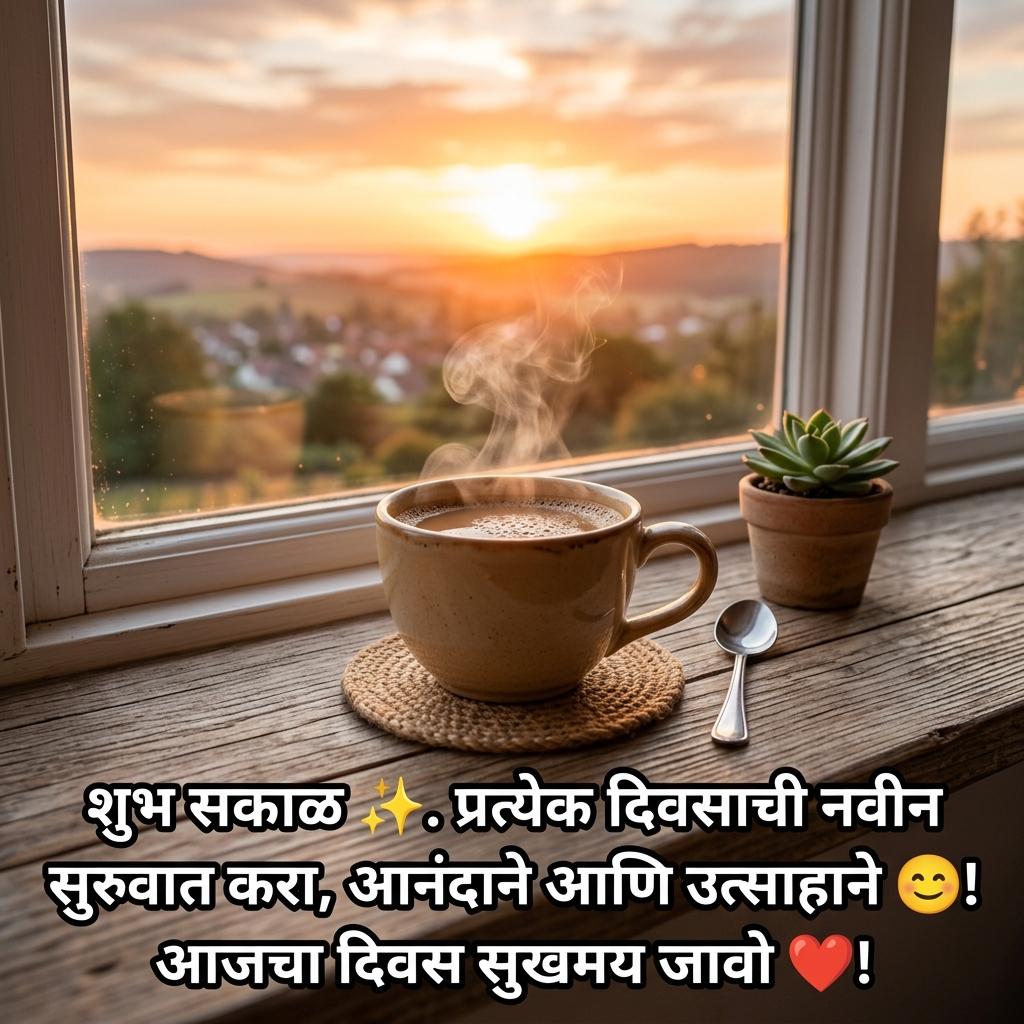 Good Morning Shayari in Marathi