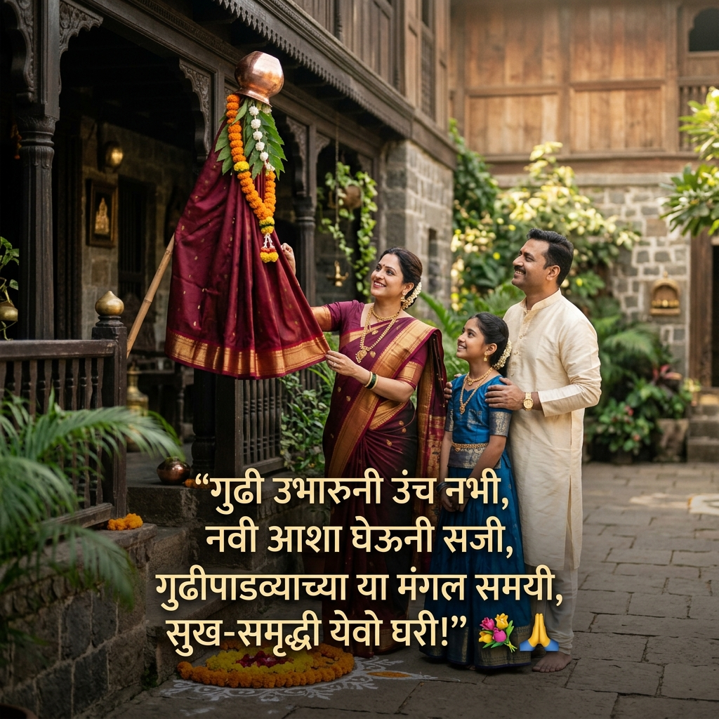 Gudi Padwa Shayari in Marathi