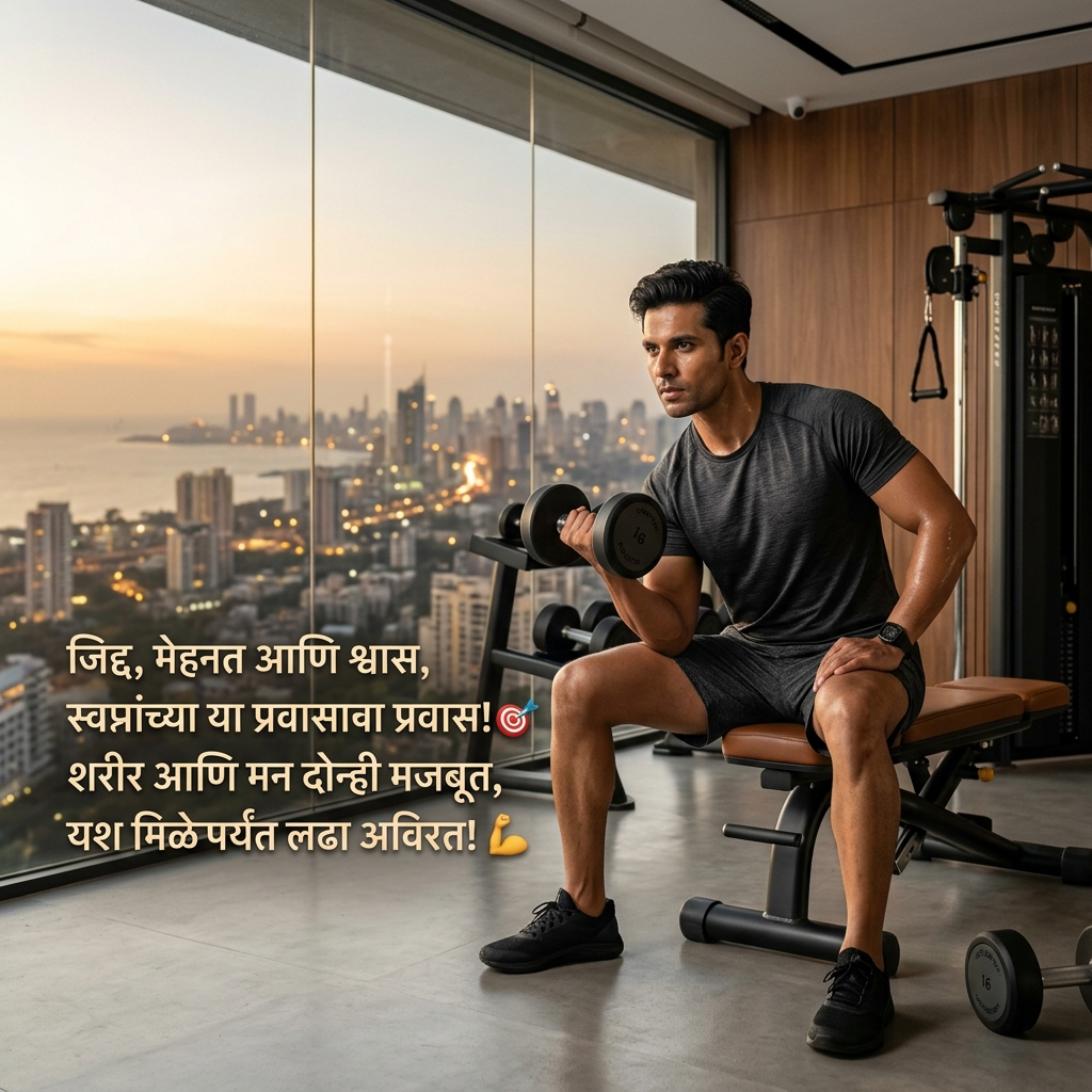 Gym Shayari in Marathi