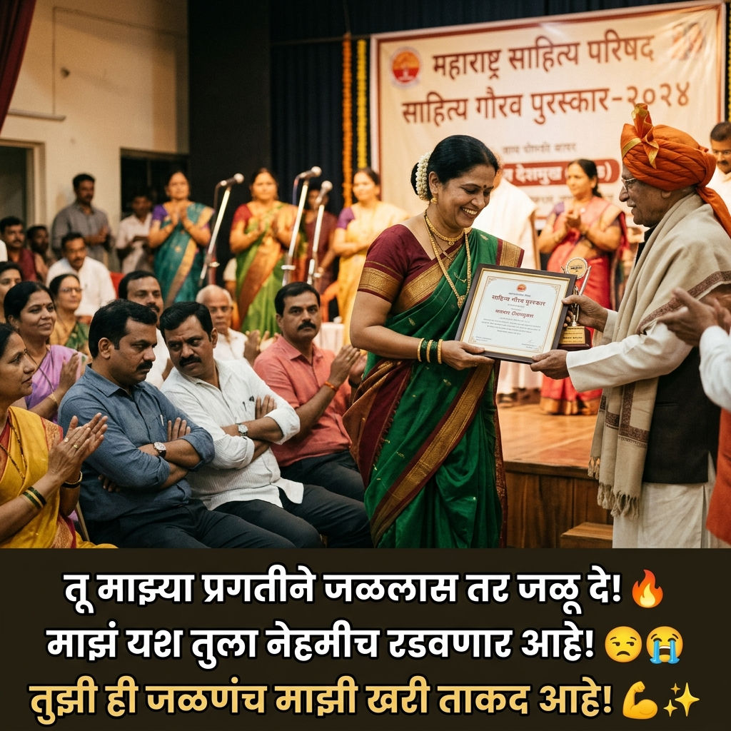 Jalne Wale Shayari in Marathi 