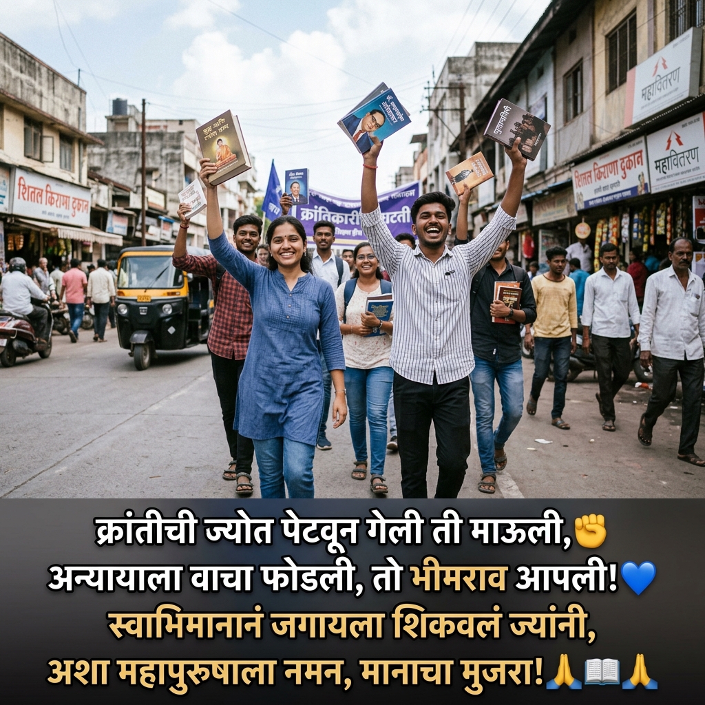 Jay Bhim Shayari in Marathi