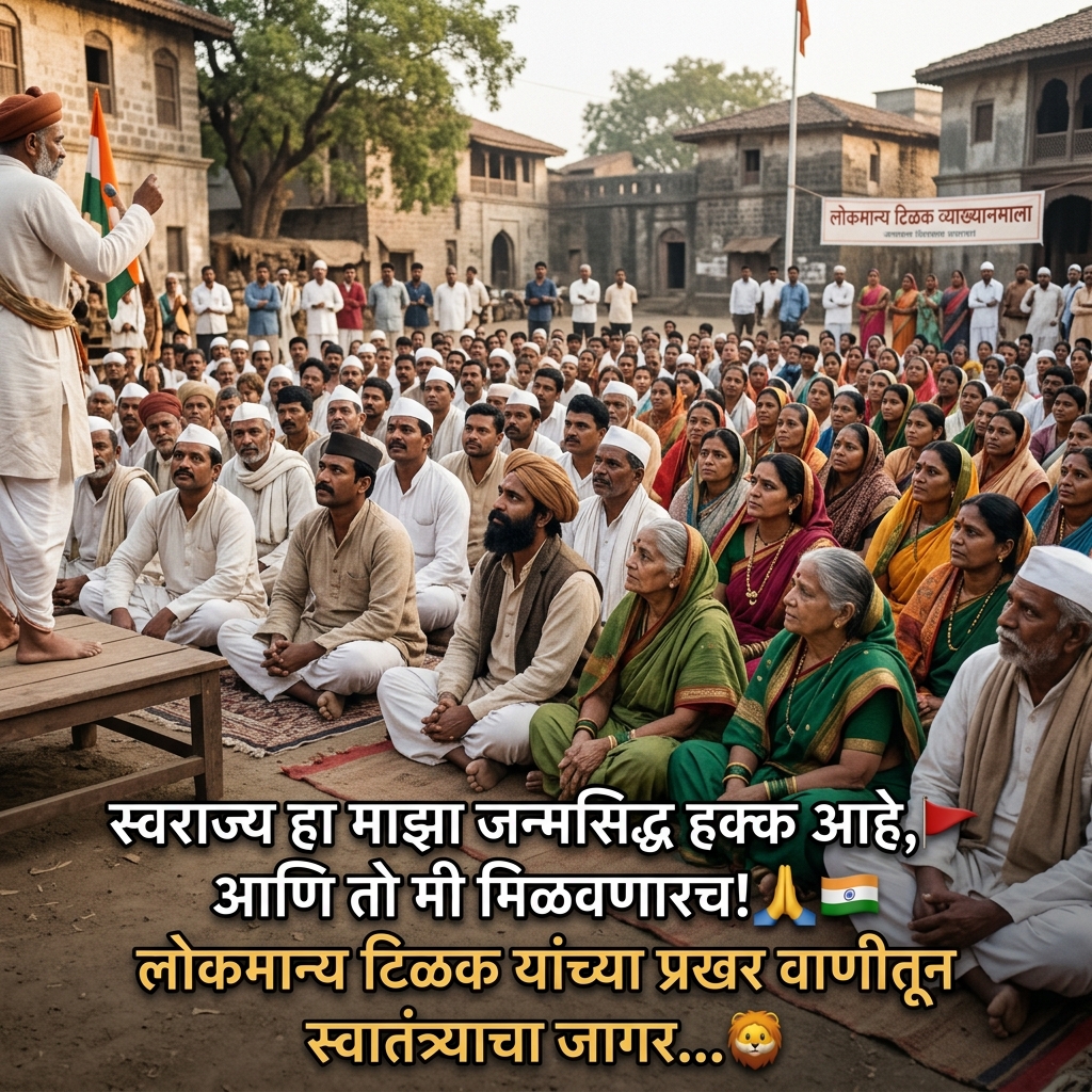 Lokmanya Tilak Shayari in Marathi 