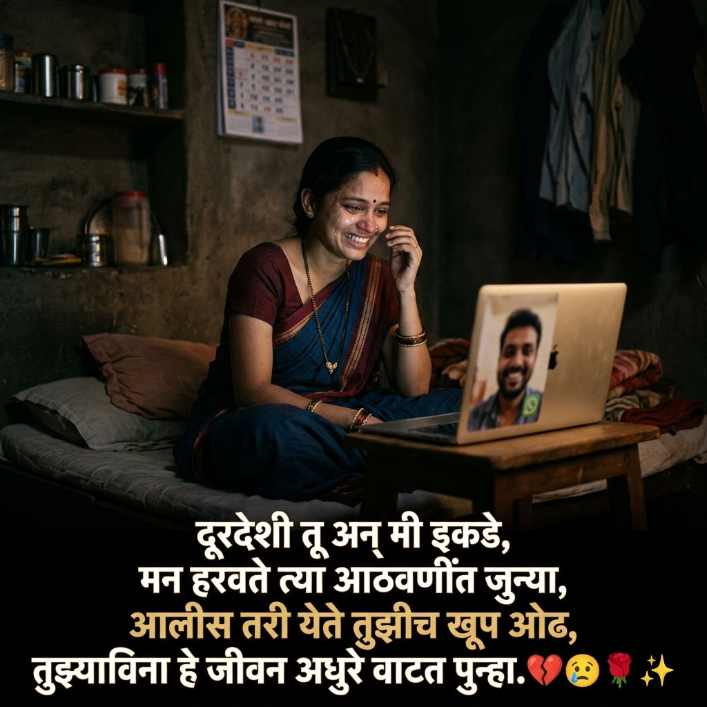 Long Distance Shayari in Marathi