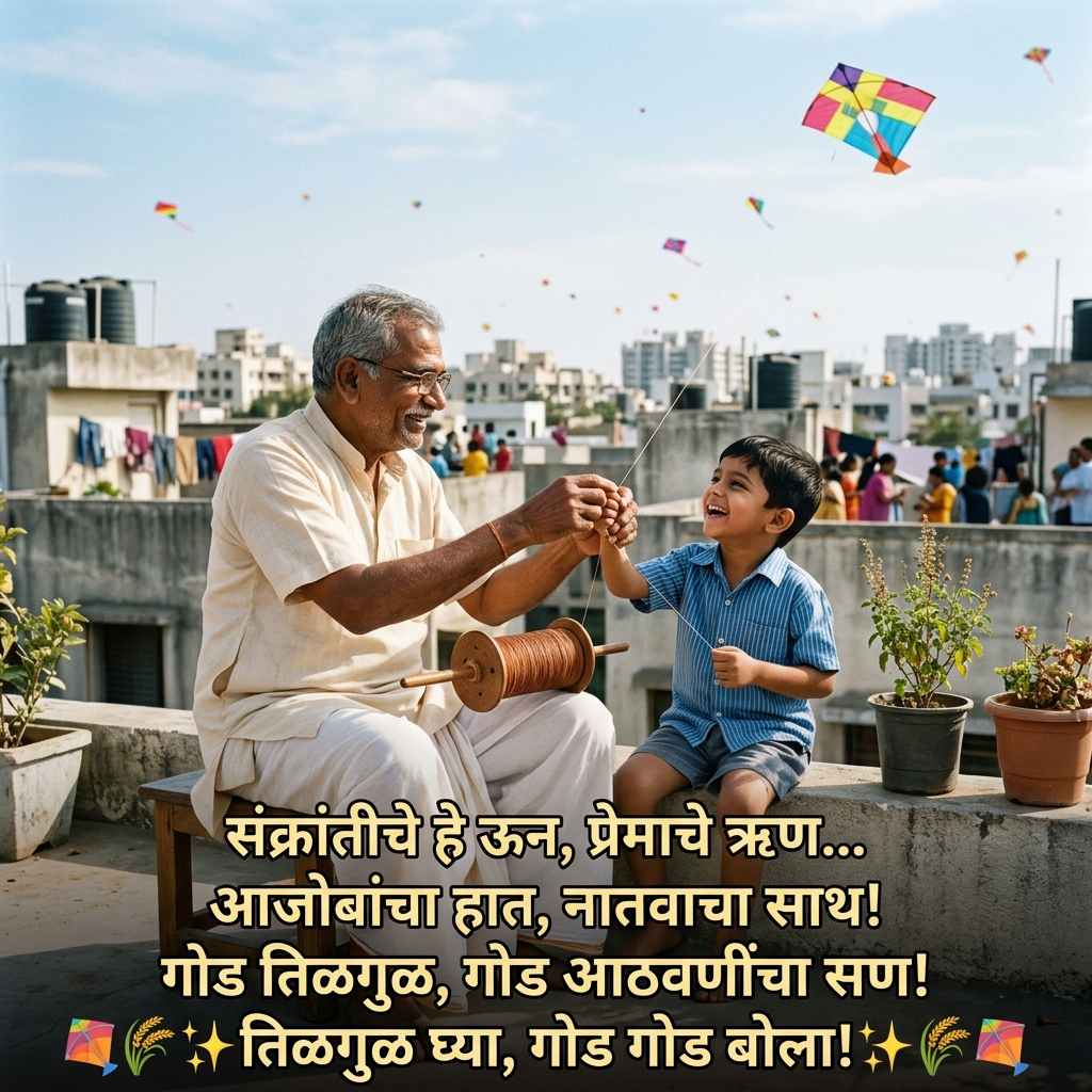 Makar Sankranti Shayari in Marathi