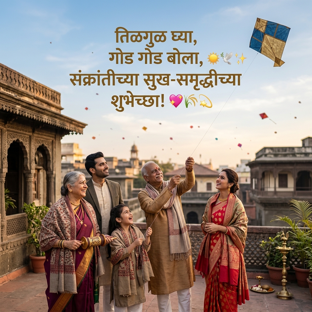 Makar Sankranti Shayari in Marathi