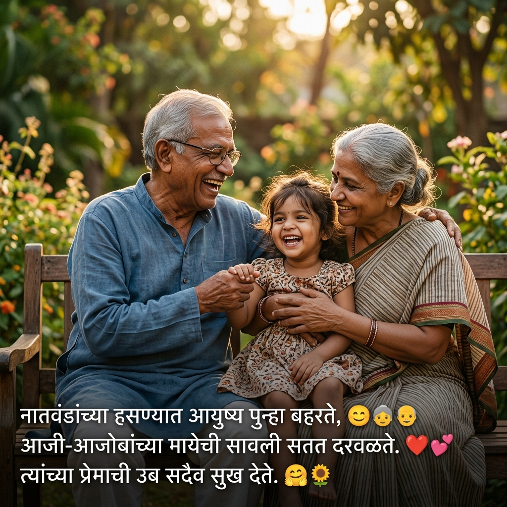 Aaji Ajoba Shayari in Marathi