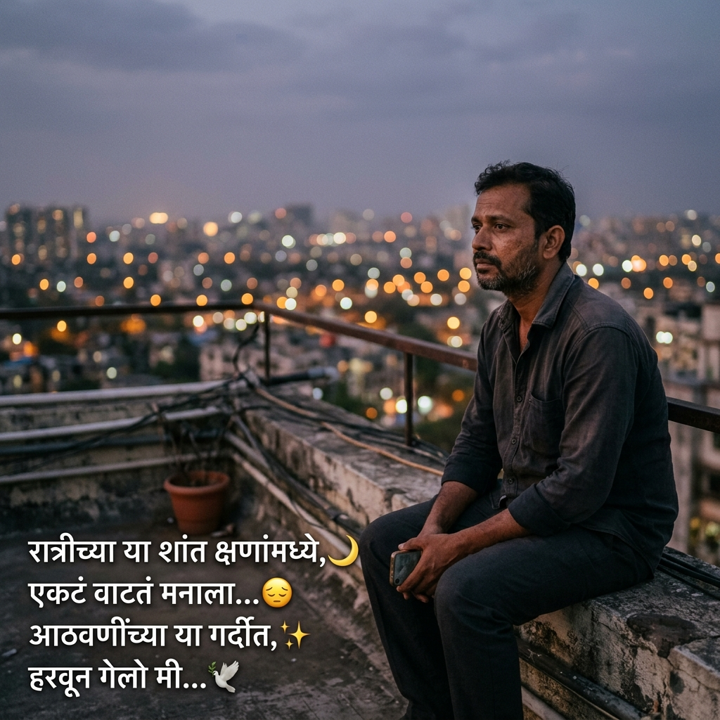 Alone Shayari in Marathi