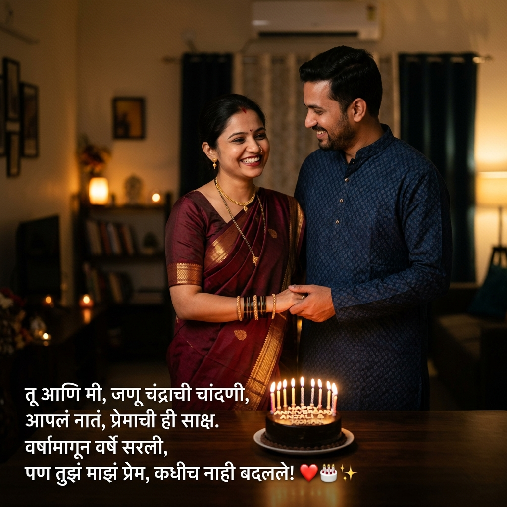 Anniversary Shayari in Marathi