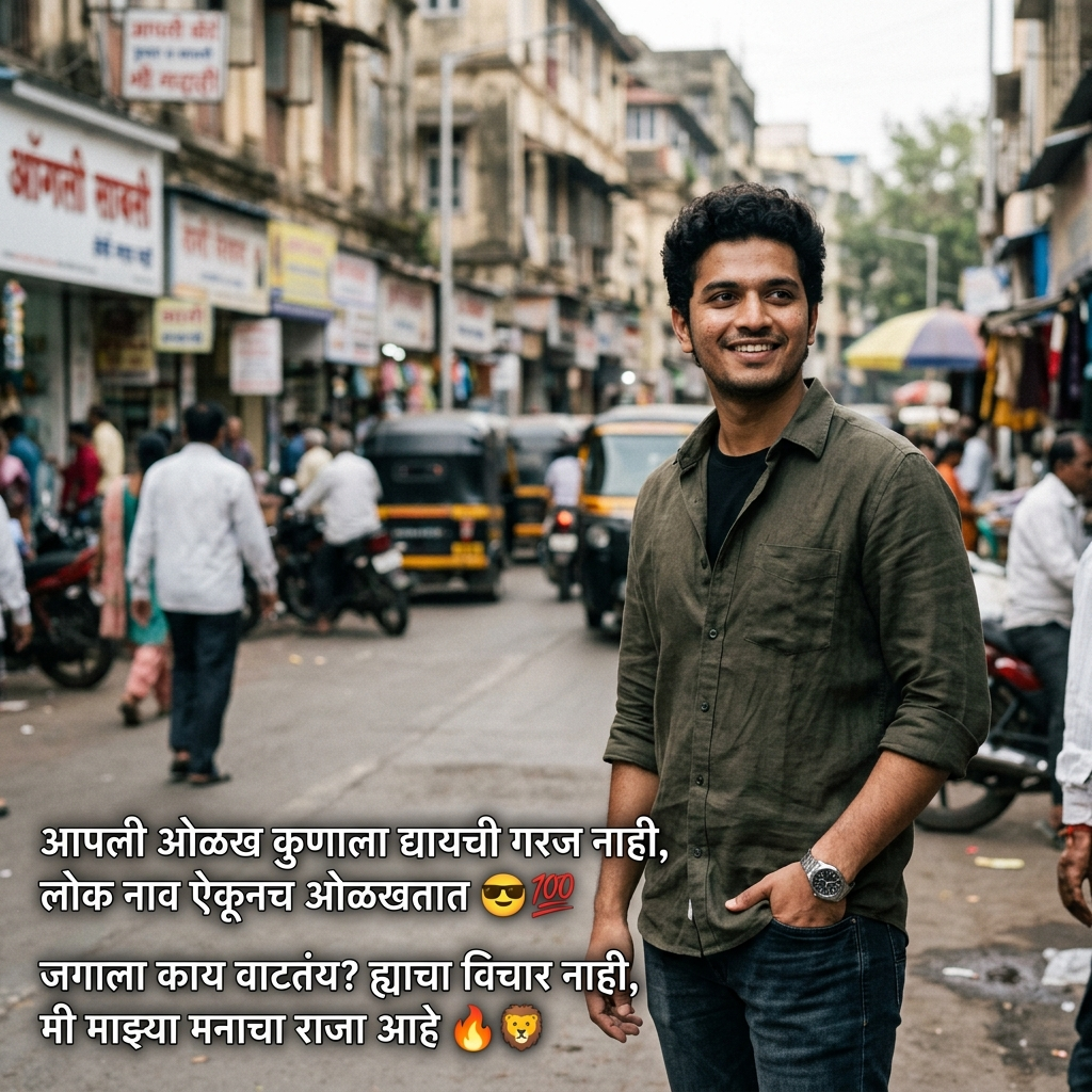Attitude Shayari in Marathi