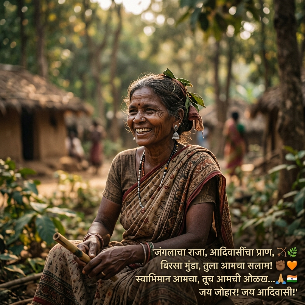 Birsa Munda Shayari in Marathi