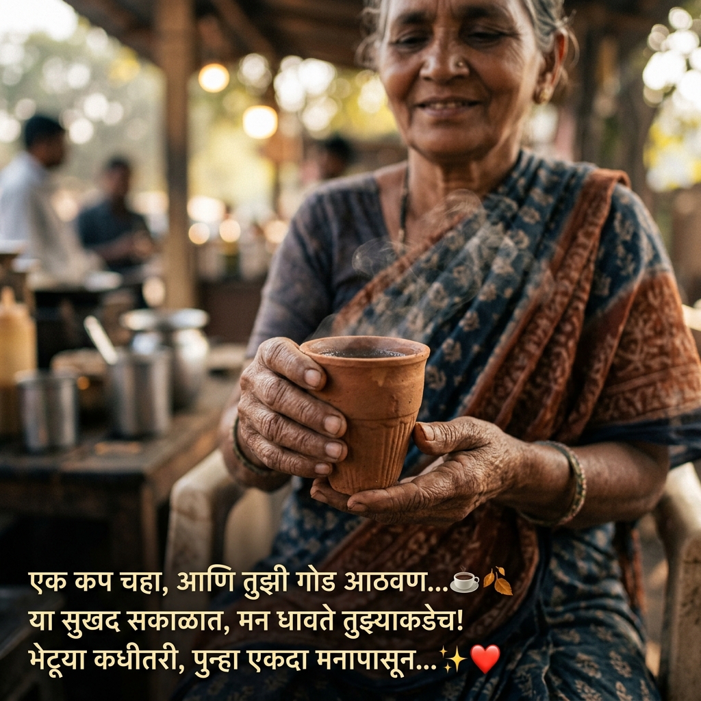 Chai Shayari in Marathi
