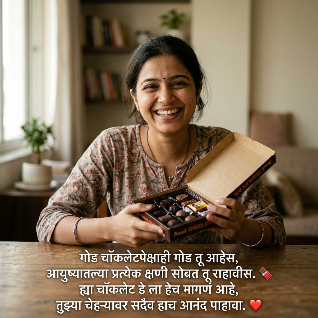 Chocolate Day Shayari in Marathi