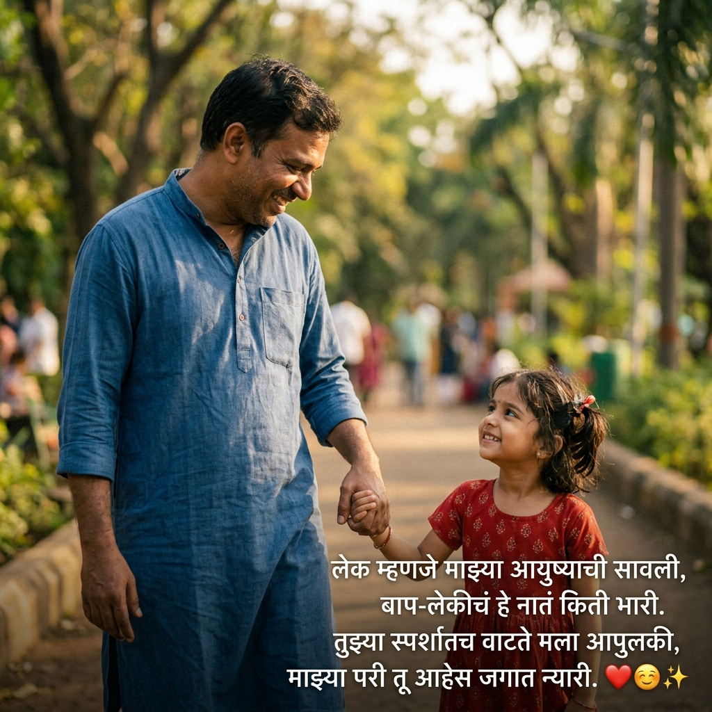 Daughter Shayari in Marathi