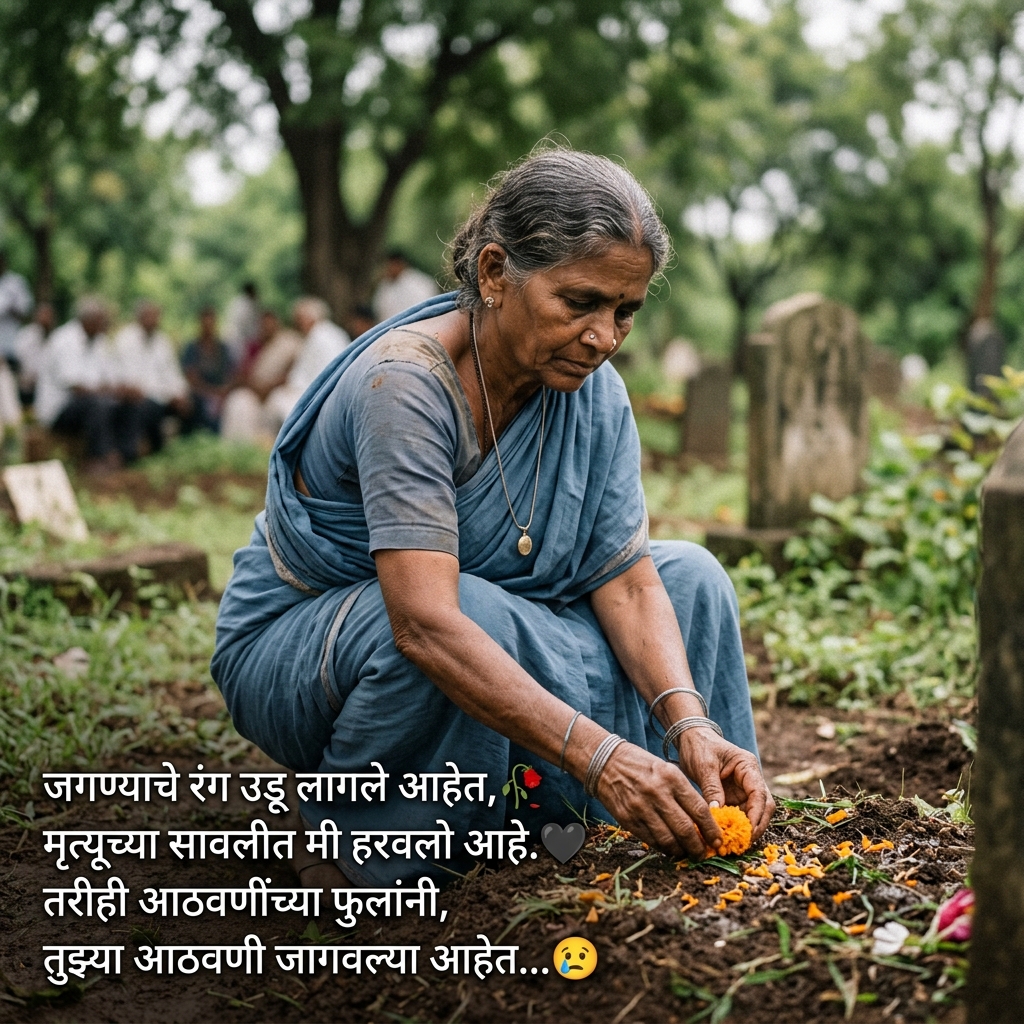 Death Shayari in Marathi 