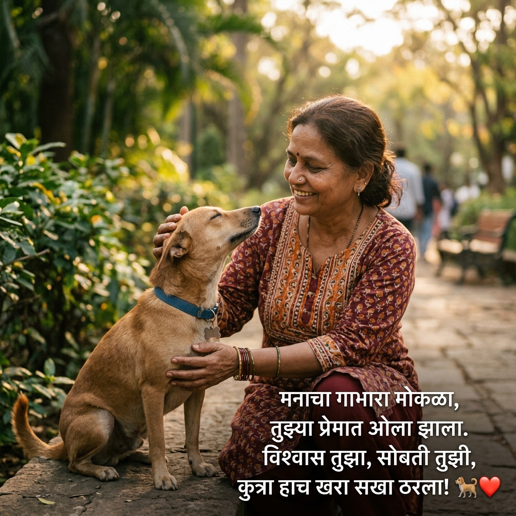 Dog Shayari in Marathi