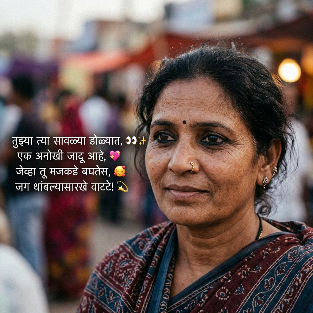 Eyes Shayari in Marathi