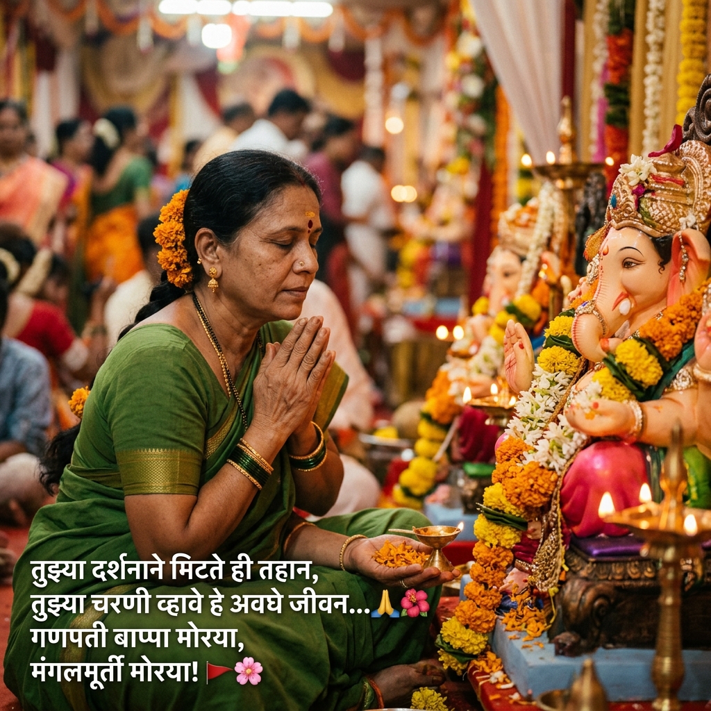 Ganpati Shayari in Marathi