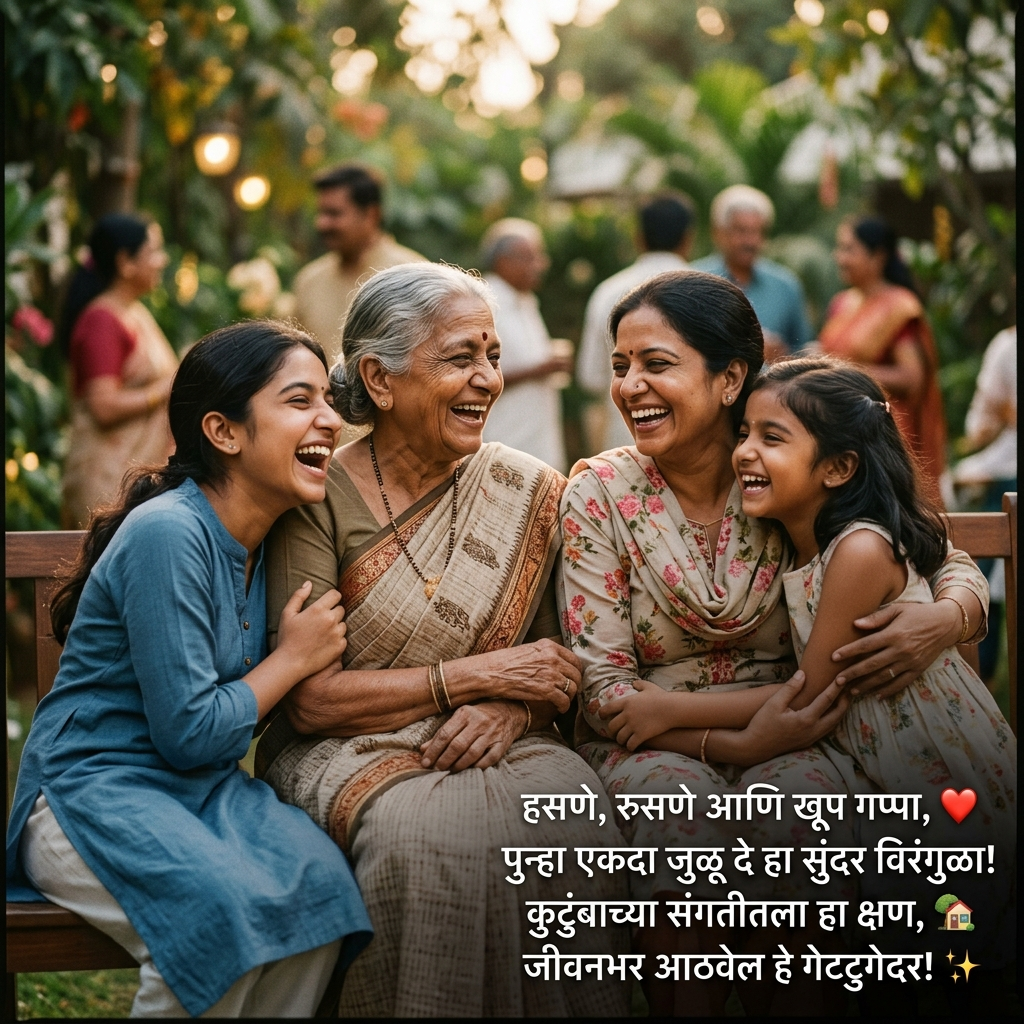 Get Together Shayari in Marathi
