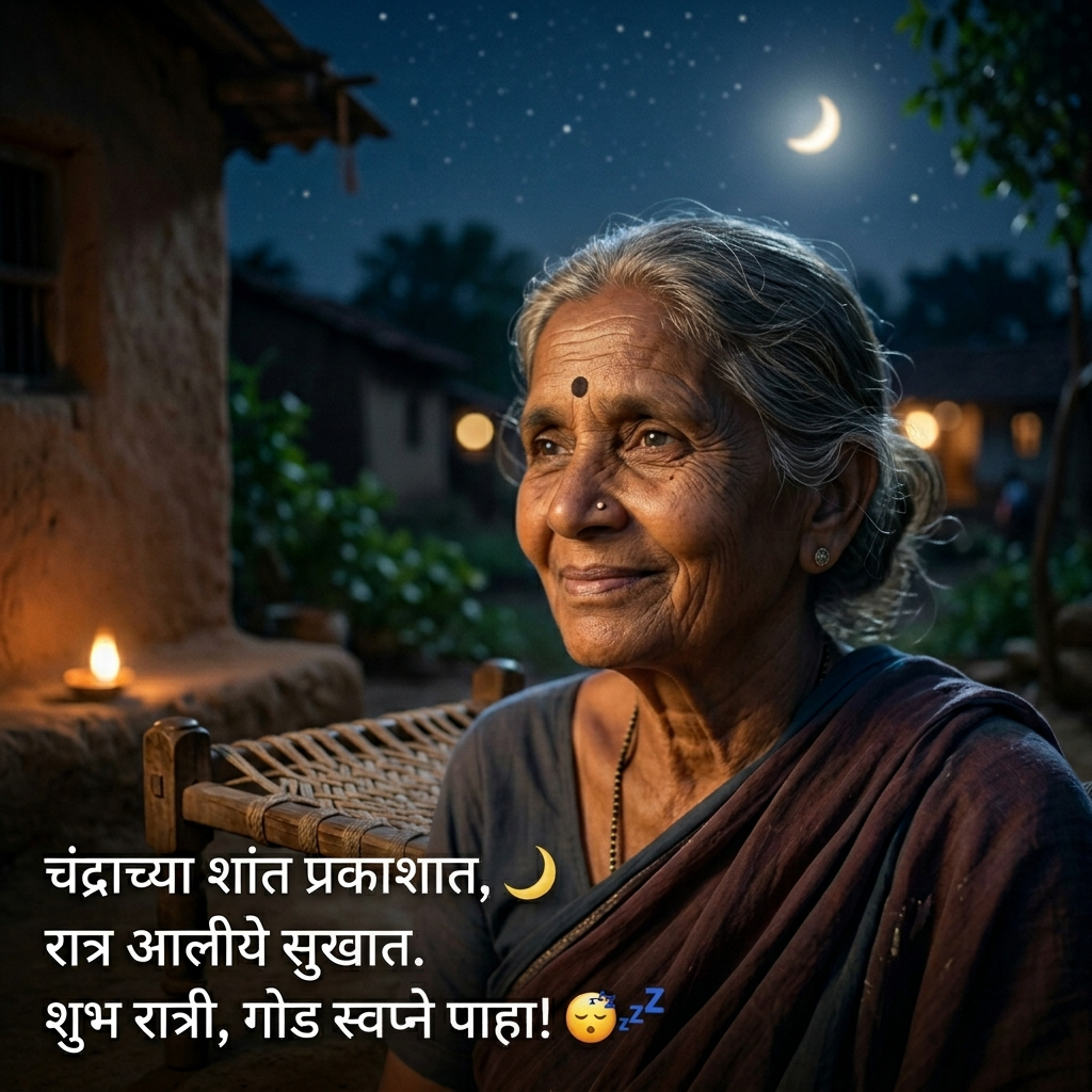 Good Night Shayari in Marathi