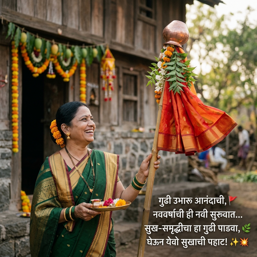 Gudi Padwa Shayari in Marathi