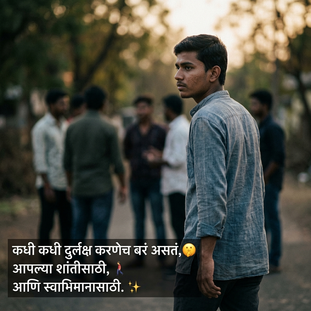 Ignore Shayari in Marathi