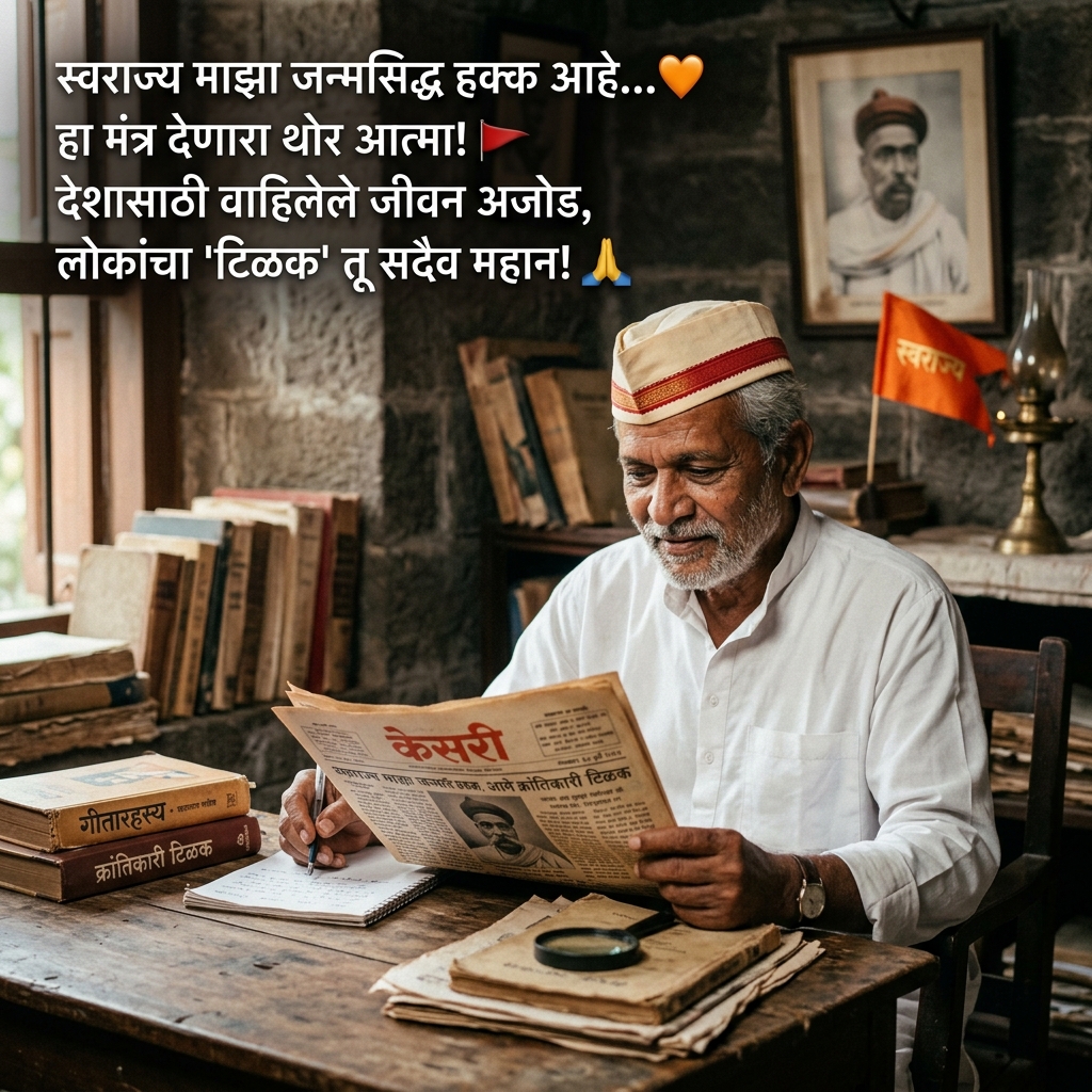 Lokmanya Tilak Shayari in Marathi 