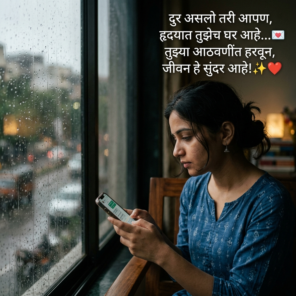 Long Distance Shayari in Marathi
