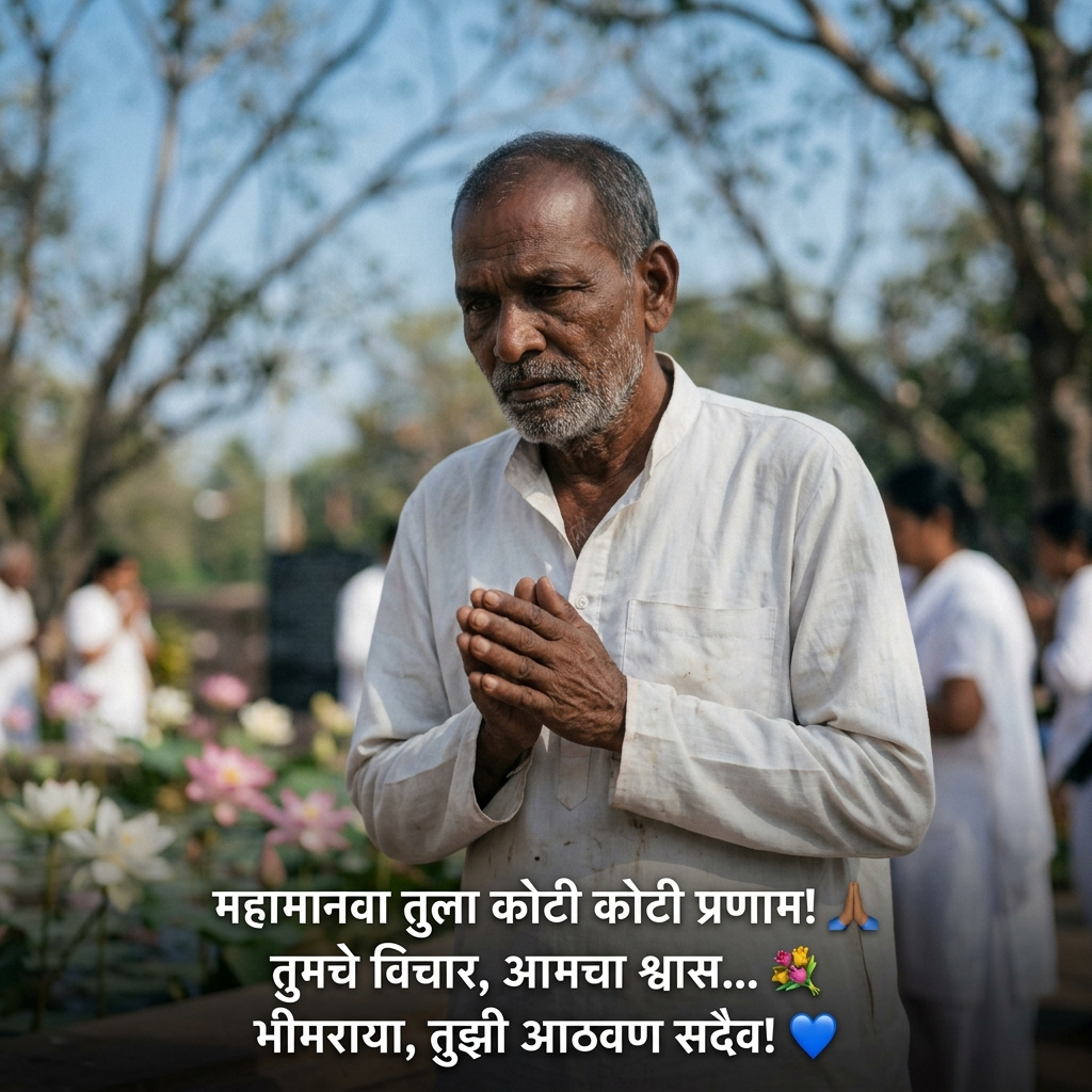 Mahaparinirvan Din Shayari in Marathi