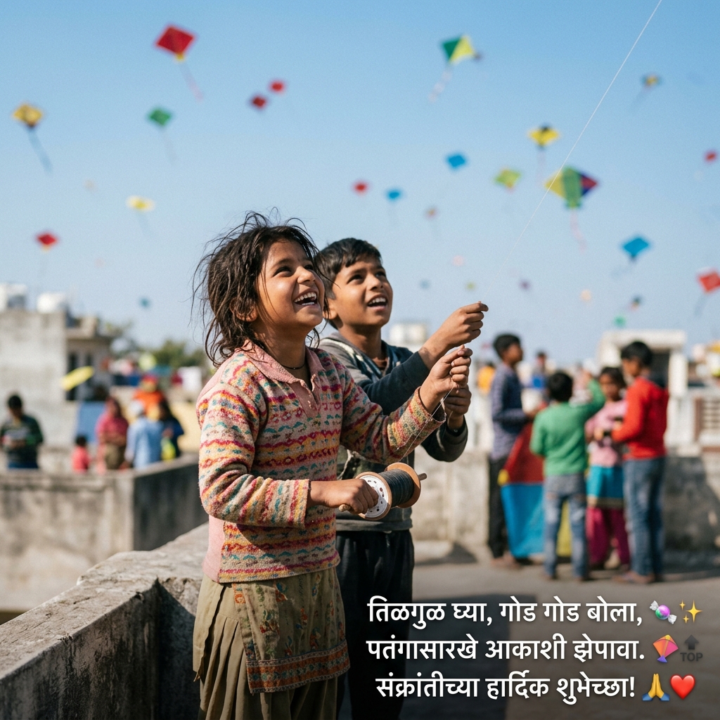 Makar Sankranti Shayari in Marathi