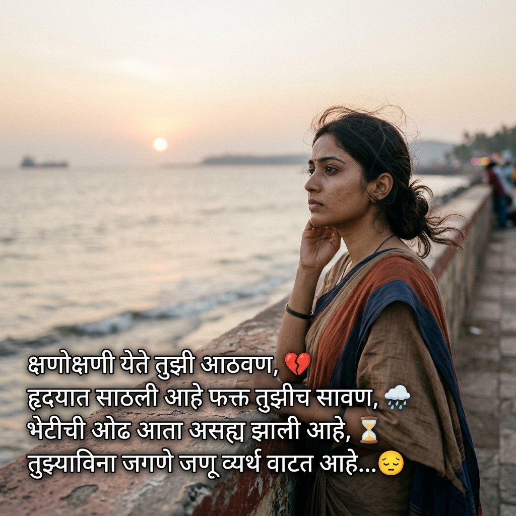 Miss You Shayari in Marathi