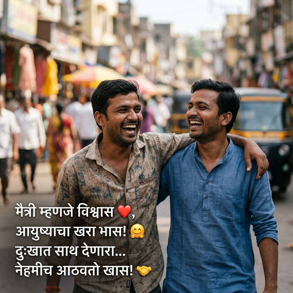 Mitra Shayari in Marathi