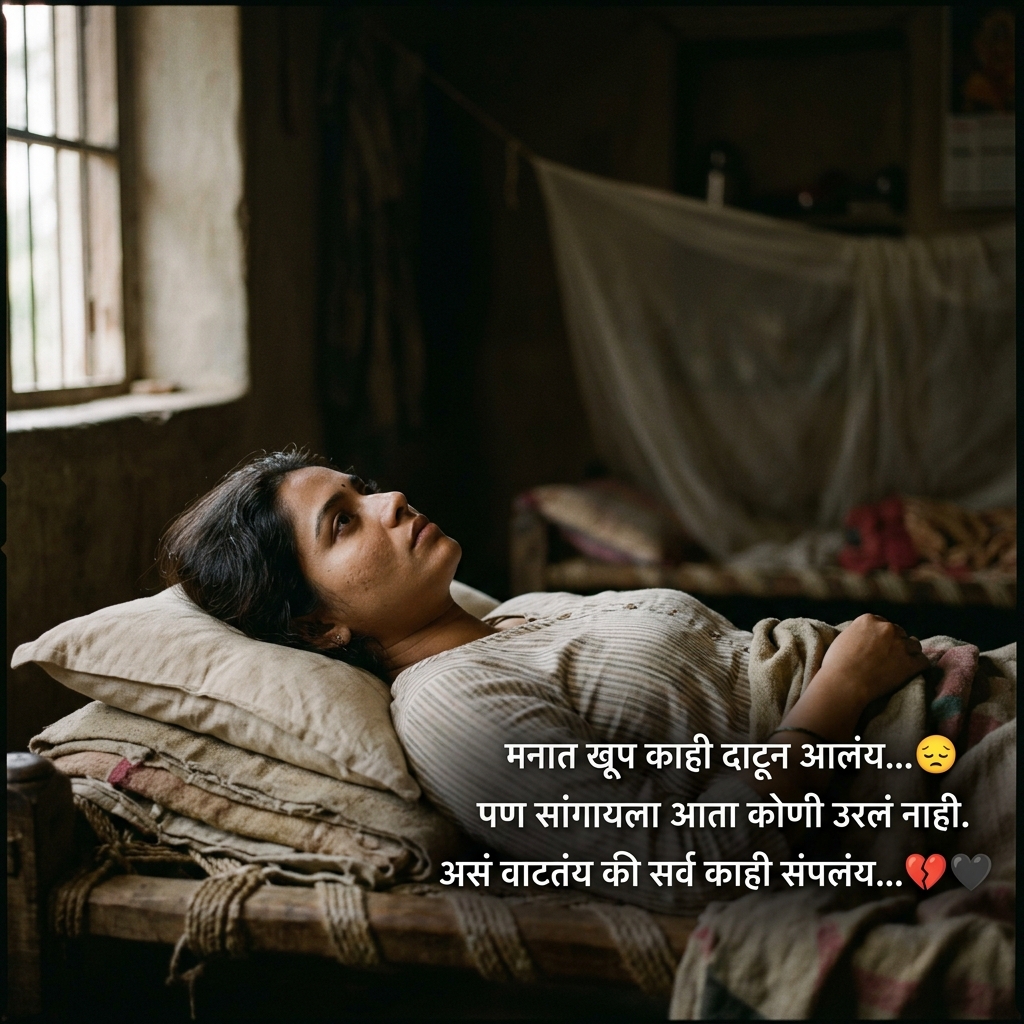 Mood Off Shayari in Marathi