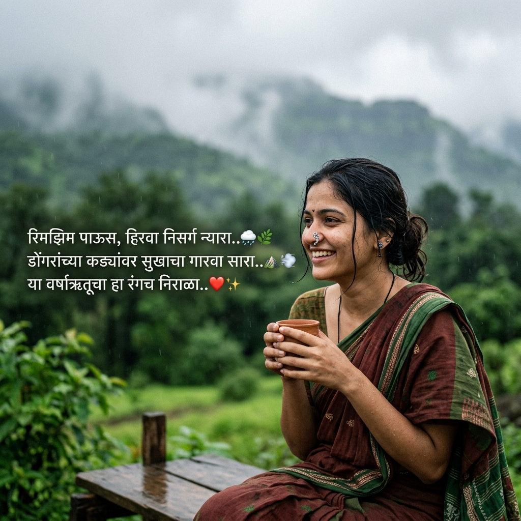 Nature Shayari in Marathi